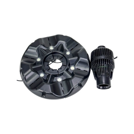 Фонтан-аэратор плавающий Boyu PY-10000LED для пруда, с подсветкой