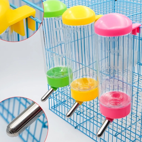 Поилка-шарик для кроликов, хомяков, грызунов, 500 мл, синий