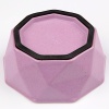 Миска для собак и кошек бамбуковая, 14.4x14.4x5.4 см, 500 мл, фиолетовый