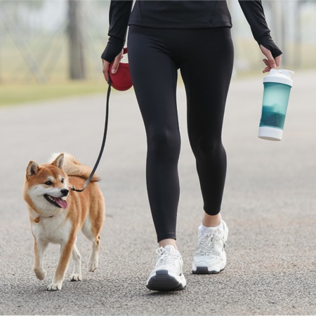 Поилка-кормушка дорожная Pawgether PT1 для собак и кошек, 4 в 1, зеленая