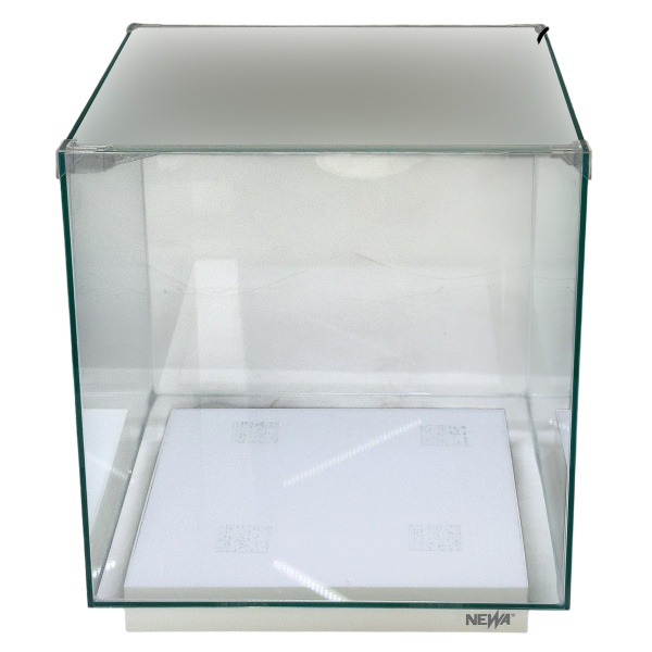 Аквариум Newa Ego LID, EL 50W, 45 л панорамный, LED освещение, белая стеклянная крышка