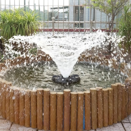 Фонтан-аэратор плавающий Boyu PY-10000LED для пруда, с подсветкой