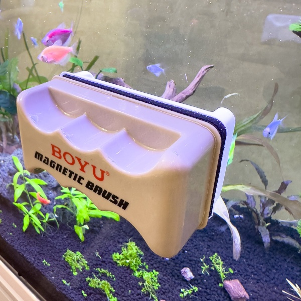 Магнитная щетка скребок Boyu FMB-203A для аквариума с толщиной стекла до 8 мм