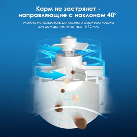 Автоматическая кормушка для кошек и собак Pawgether F100 FRESH 100 5,5 л с таймером