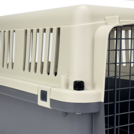 Переноска Safari Range 60х40х40 см для кошек и собак Pet Choice с металлической верхней решеткой