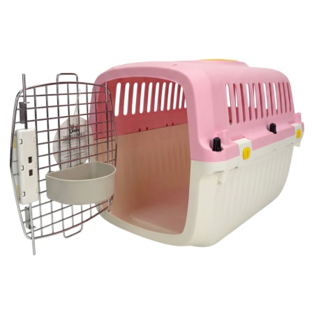 Переноска Transport 52x35x34 см, для кошек и собак Pet Choice авиа стандарт, розовая