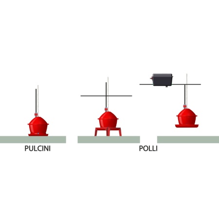 Поилка поплавковая автоматическая Evolution для кур на ножках