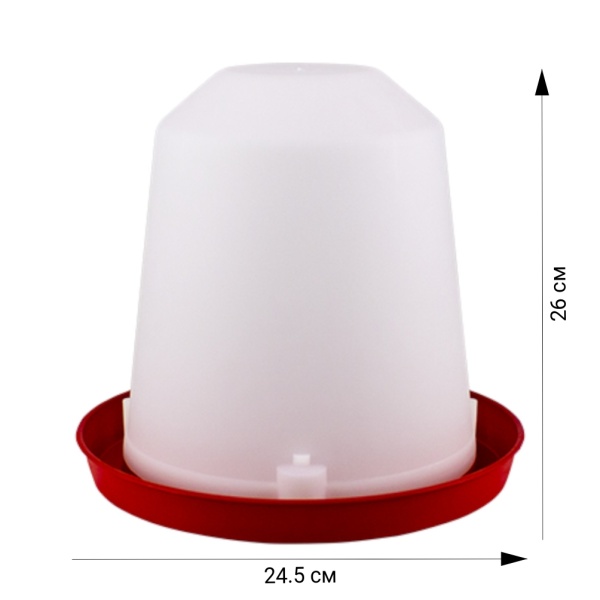 Поилка вакуумная 5 л, комплект 2 шт.