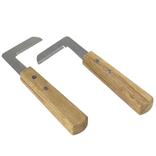 Ножи для обработки копыт г-образные 2 шт. правый и левый