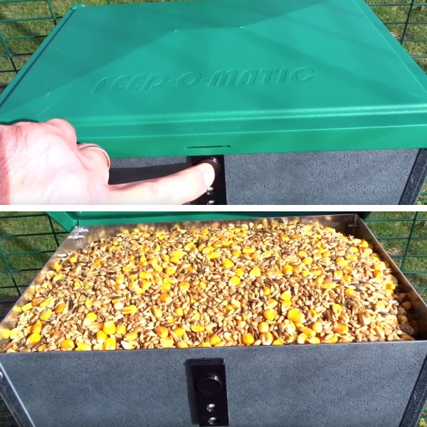 Кормушка педальная Feed-O-Matic 5 кг для кур