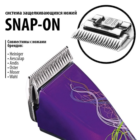 Машинка Heiniger Saphir Style для стрижки животных, собак, кошек с лезвием #40 0,25 мм