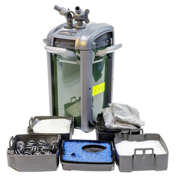 Фильтр внешний Boyu DGN-520 с УФ стерилизацией для аквариума 150-550 л с регулятором канистровый 1610 л/ч