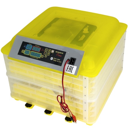 Инкубатор HHD 112 автоматический для яиц на 220В/12В от сети и аккумулятора на 112 яиц