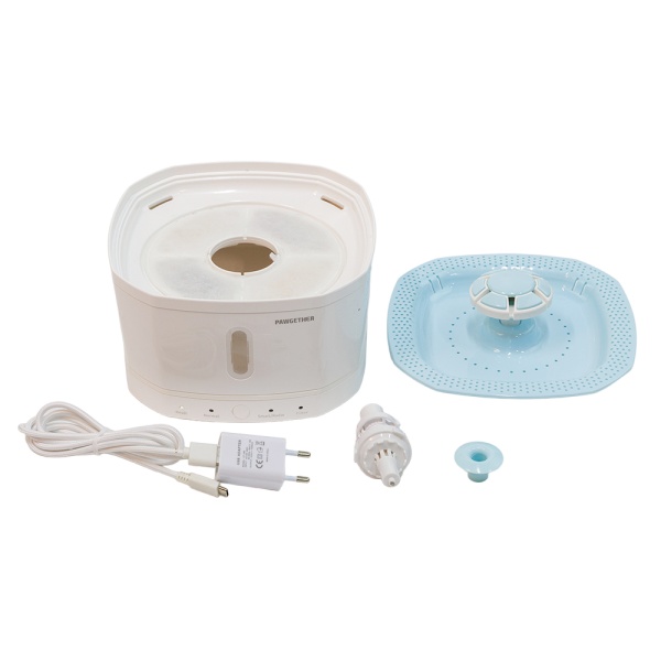 Автопоилка фонтан для собак и кошек Pawgether DRIP1 с датчиком движения, 1.3 л
