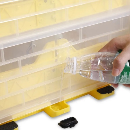 Инкубатор HHD 112 автоматический для яиц на 220В/12В от сети и аккумулятора на 112 яиц