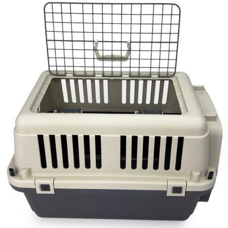 Переноска Safari Range 60х40х40 см для кошек и собак Pet Choice с металлической верхней решеткой