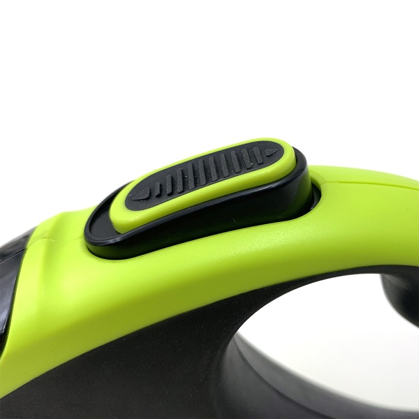 Поводок-рулетка со светоотражающей лентой 5 м для собак до 20 кг