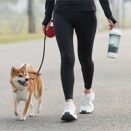 Поилка-кормушка дорожная Pawgether PT1 для собак и кошек, 4 в 1, серая