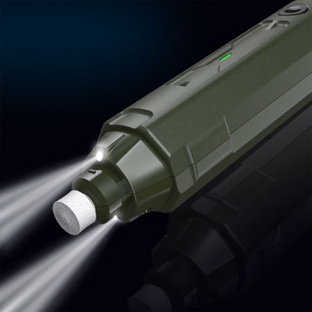 Гриндер для кошек и собак Petwant N60 USB, подсветка, LED индикатор, 6 скоростей, зеленый