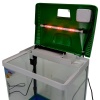 Аквариум Boyu EC-400 панорамный, 33 л, с фильтром и LED-лампой, зеленый