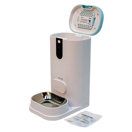 Автокормушка для собак и кошек Pawgether F1S 3,5 л с видеокамерой и голосовой связью, датчиком движения и управлением через смартфон (iOS, Android)