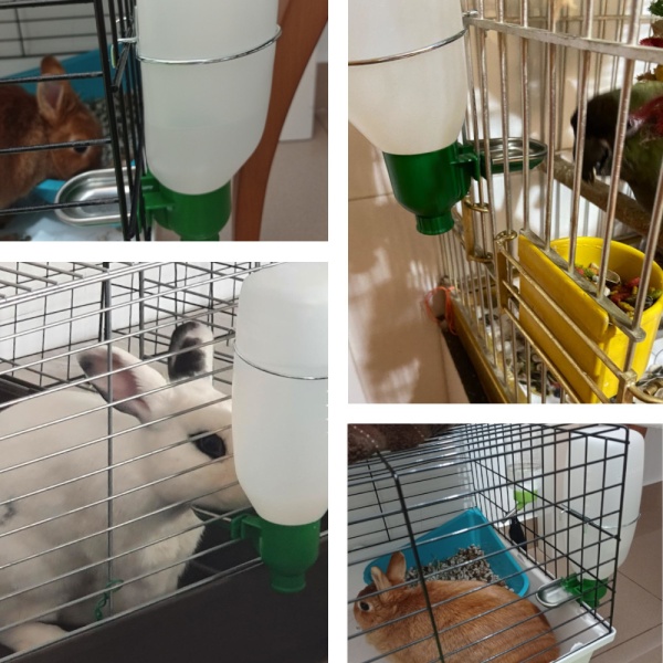 Поилка навесная с емкостью 2 л пластик