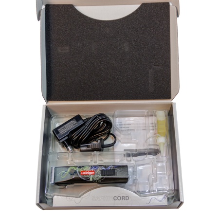 Машинка Heiniger Saphir Cord для стрижки животных, собак, кошек с лезвием #40 0,25 мм