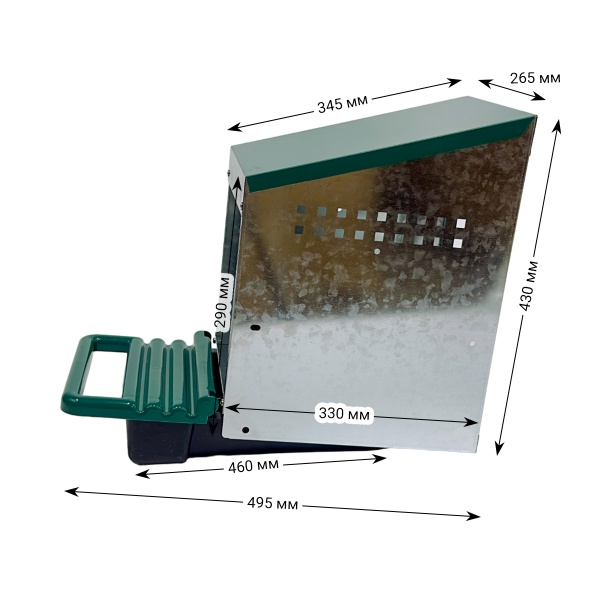 Гнездо для кур несушек HobbyFarm 1 секция с яйцесборником