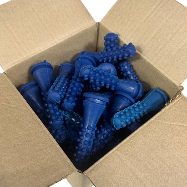 Перосъемные пальцы EU PROFI C для уток и гусей, 30/14 мм, синий, комплект 50 шт.