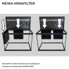 Аквариум Newa Mirabello MIR 70P Plants LEDS, 70 л, с фильтром, нагревателем и освещением рассвет-закат, серый NEW VERSION