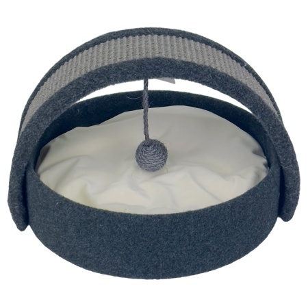 Когтеточка-лежак 40х42х30 см, графит