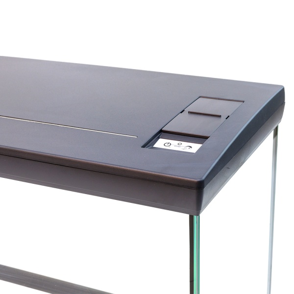 Аквариум Newa Mirabello MIR 70D Daylight LEDS, 70 л, с фильтром, нагревателем и освещением рассвет-закат, серый NEW VERSION