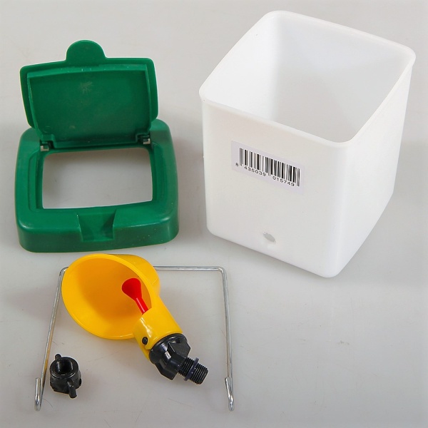 Поилка чашечная с бачком 0,5 л для птиц