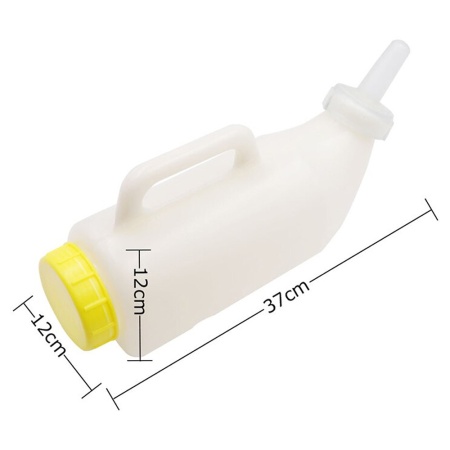 Бутылка для кормления теленка с силиконовой соской, 2 л