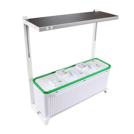 Гидропонная установка HobbyFarm DQ62005, домашний умный смарт сад, 5 ячеек с фитолампой