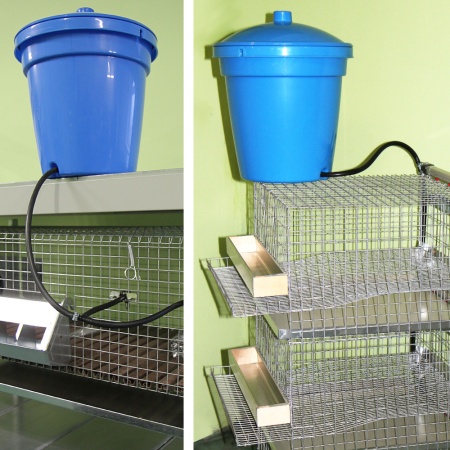 Емкость для воды 12 л для системы поения птицы и кроликов