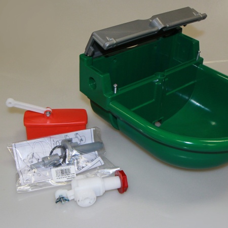 Поилка автоматическая поплавковая с боковым подводом 4 л для коров, овец, лошадей, собак, пластик