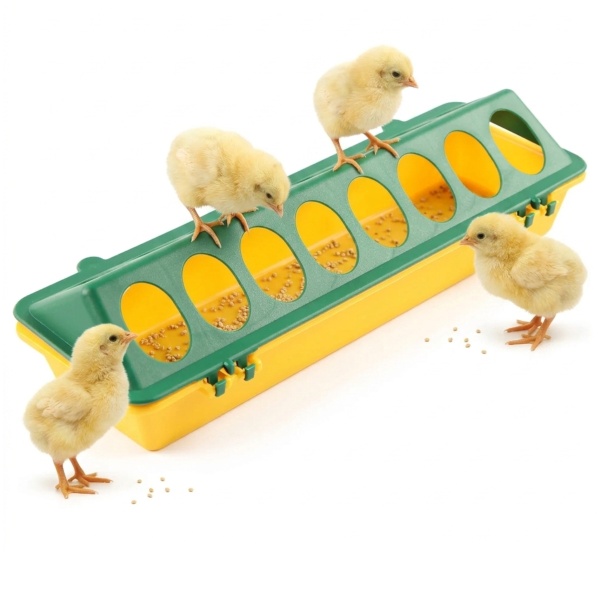 Кормушка лотковая 30 см пластик для цыплят NL
