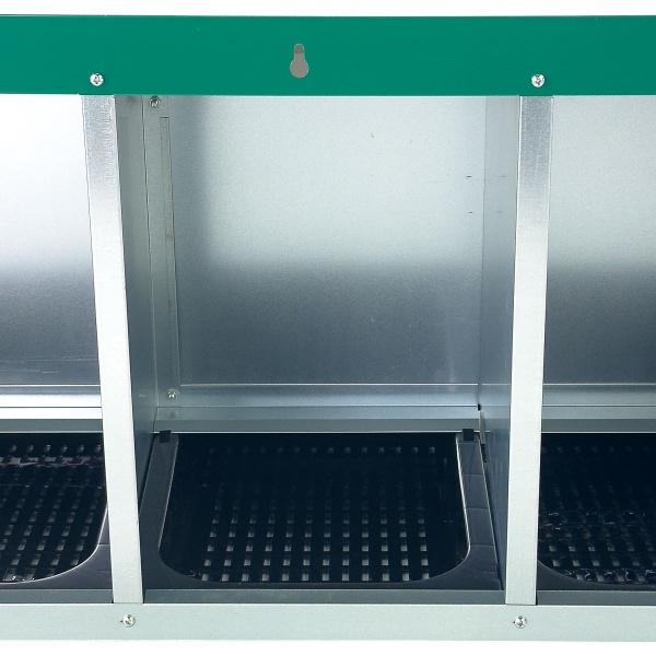 Гнездо для кур несушек HobbyFarm 4 секции наружное крепление с яйцесборником