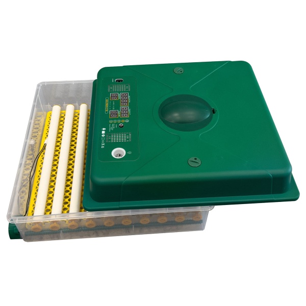 Инкубатор для яиц автоматический Des Champs ECO PROFI C-70 от сети и аккумулятора с овоскопом на 70 куриных яиц