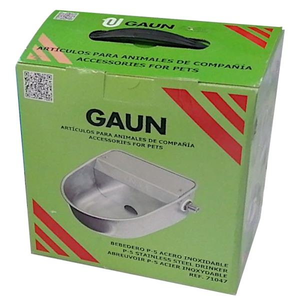 Поилка чашечная автоматическая 2,2 л, нержавеющая сталь