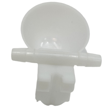 Поилка чашечная с креплением на сетку, диаметр 6,3 см, двойной штуцер