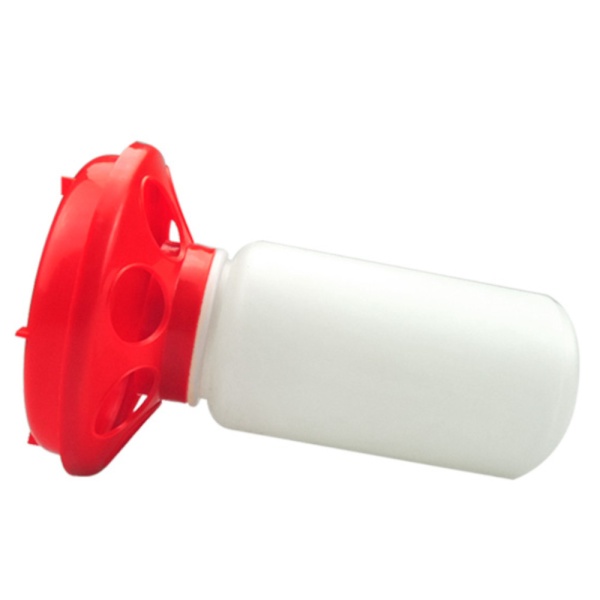 Кормушка бункерная 1 кг с круглыми отверстиями, комплект 5 шт.