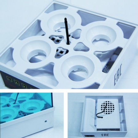 Инкубатор HHD 4 домик, мини автоматический на 4 яица