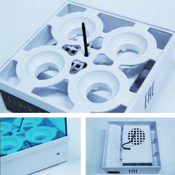 Инкубатор HHD 4 домик, мини автоматический на 4 яица