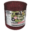 Провод для электропастуха FarmGuard красный с черным 2,5 мм / 1000 м / 3х0,16 мм