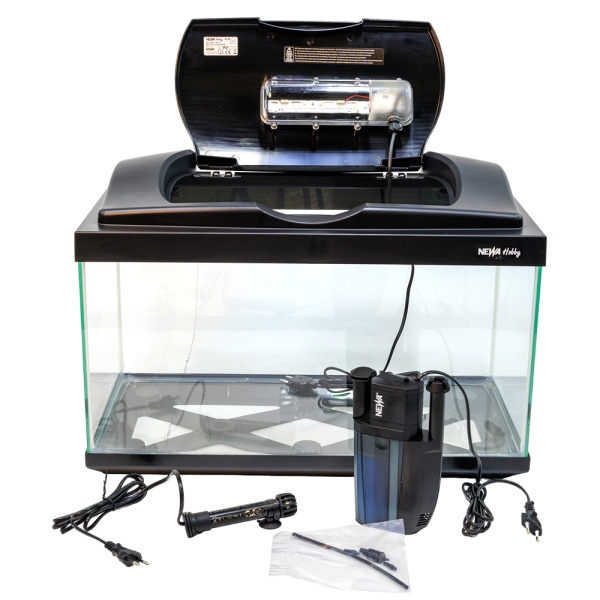 Аквариум с тумбой Newa Hobby NH 60, 60 л с фильтром, нагревателем, аэрацией и LED освещением