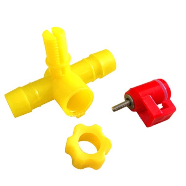 Поилка ниппельная 360˚ на шланг для кур, бройлеров, цыплят, перепелов