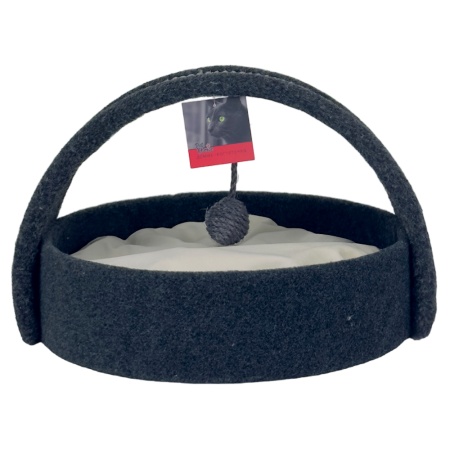 Когтеточка-лежак 40х42х30 см, графит