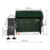 Перосъёмная насадка ощипыватель для кур и бройлеров HobbyFarm EU PROFI B настольная на дрель (красная)​